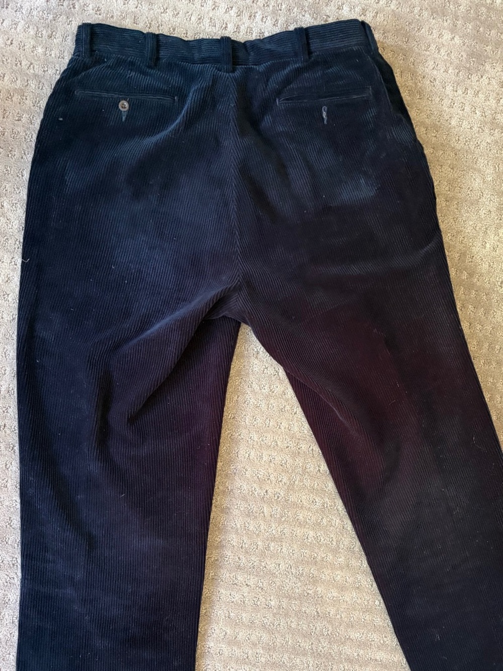 Bobby Jones Mens Corduroy Dress Pants (Navy) 34x34